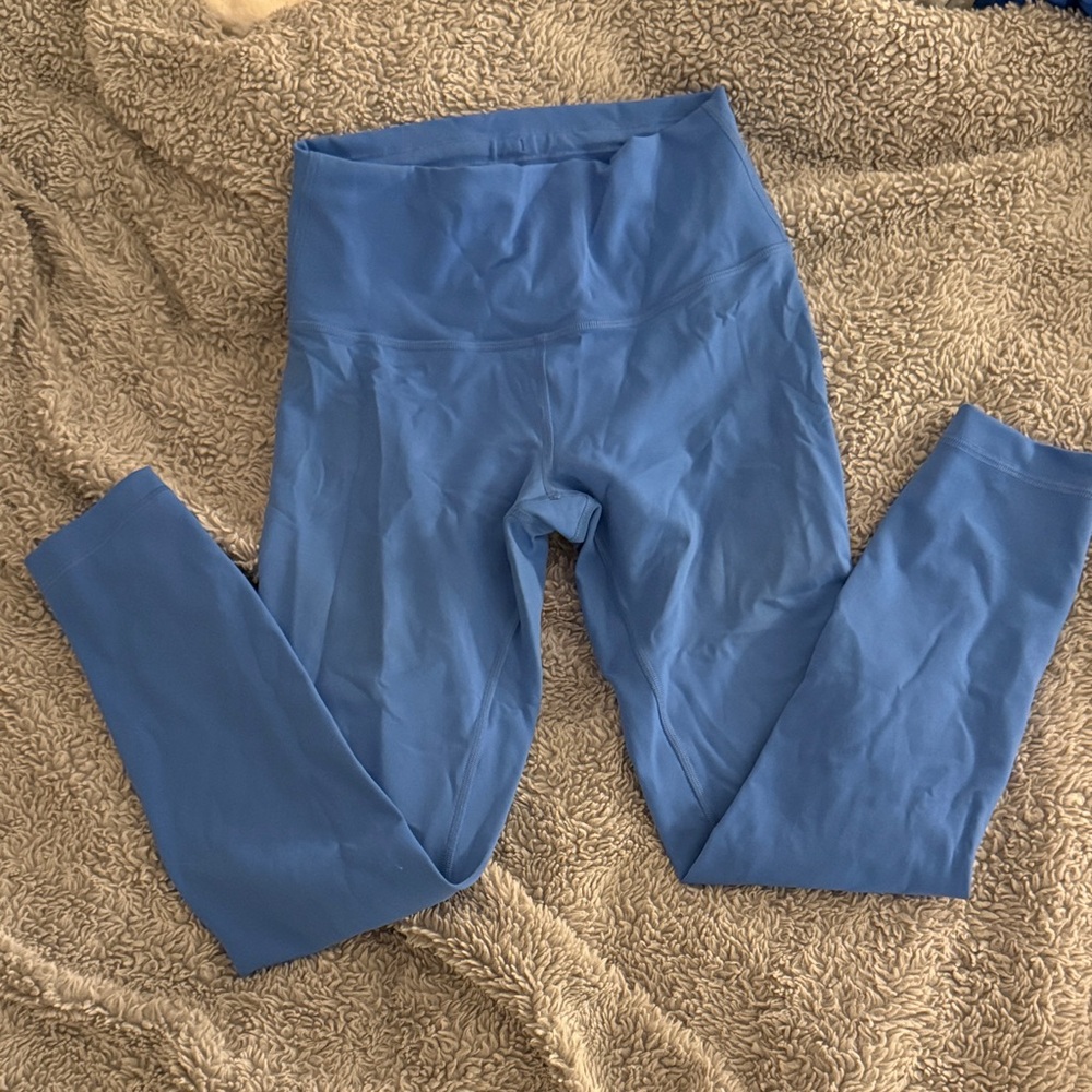 Lululemon Wunder Train High-Rise Tight 25” Everlux Light Blue Size 6